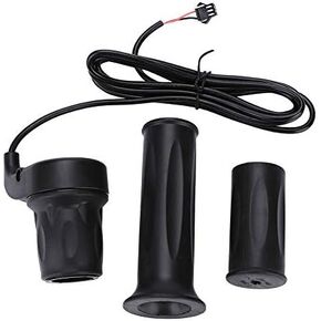 Throttle Grips, ebike Throttle Right Scooter Speed Control Twist Throttle with Left Normal Grip for Scooter E-Bike 22.5 mm Handlebar