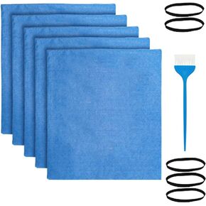 5 Pack 19-1500 Blue Cloth Reusable Filters for Stanley 5 to 6 Gallon Wet/Dry Vacuums.