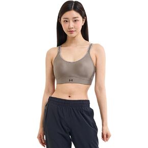 حمالة صدر رياضية نسائية من Under Armour Infinity Mid Impact، (200) رمادي داكن / / أسود، كبير D-DD