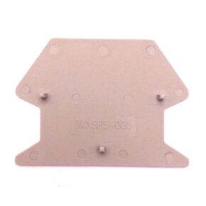 Dinkle DKNSPS-005 DIN Rail Terminal Block Partition for DK2.5N DK4N, Pack of 50
