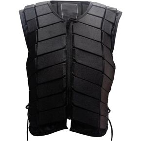 سترة ركوب الخيل للأطفال، للجنسين واقية للجسم ورياضية تخميد مبطنة من أسيتات إيثيلين-فاينيل (EVA) سترة أمان درع ركوب الخيل معدات حماية رياضية (الحجم: S) in Kuwait