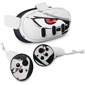 MightySkins Skin Compatible with Meta Quest 3 - Anime Eye | Protective, Durable, and Unique Vinyl Decal wrap Cover | Easy to Apply & Change Styles | Made in The USA