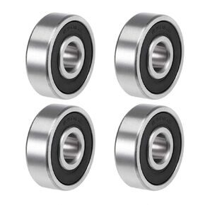 uxcell 6904-2RS Deep Groove Ball Bearings Z2 20mm x 37mm x 9mm Double Sealed Carbon Steel 4pcs