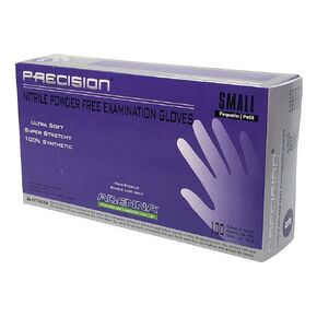 Adenna Precision 4 mil Nitrile Powder Free Exam Gloves (Violet, Medium) (PCS775)-(Pack of 10, 1000 Count Total)