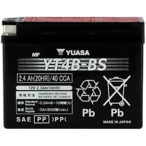 Yuasa YUAM62T4B YT4B-BS Battery, Multi-Colored