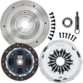 ClutchMaxPRO Performance Stage 2 Clutch Kit with Flywheel Compatible with 2002-2006 Mini Cooper S Hardtop 2005-2008 Cooper S Convertible Supercharged 6-Speed R50 R51 R52 (CP03055HDFW-ST2)