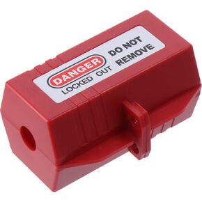 Polypropylene Plug Lockout Tagout Red Portable Industrial Grade Large Electrical Plug Lock Electrical Plug Lockout Device Factories, Home