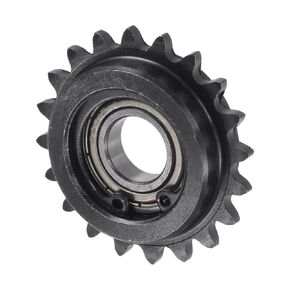 Idler Sprocket - [20 Tooth x 12mm ID] Carbon Steel with Single Bearing for Milling Drilling Machines ISO 04C Use | 1/4 Inch Pitch, 25 Chain
