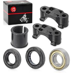 Steering Shaft Bushing Oil Seal Bearing & Bracket Kit for Polaris Outlaw 50 Predator 50 90 Scrambler 50 90 Sportsman 90