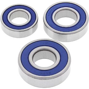 All Balls Racing Rear Wheel Bearing Kit 25-1056 Compatible with/Replacement for Kawasaki KL 650 A KLR 1987-2007, KL 650 B KLR TENGAI 1990-1991