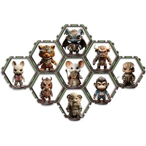 YODAR 9 PCS Riser Display Shelf for Funko POP Figures, Floating Shelves Display Ledge for Organizer and Decoration, Collectibles Display Stands Showcase, Glowing at night