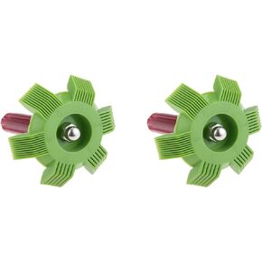 Fin Straightener Comb Air Conditioner Fin Comb Radiator Condenser AC Cleaner Repair Tool Air Conditioning Brush Accessory for Cleaning Car Automotive Refrigeration Radiator Evaporator 2Pcs