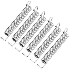 Floyd Rose Noiseless Tremolo Springs Stratocaster Tension Spring 10×6×1 6Pcs Set Professional Electric Guitar Tremolo Bridge Springs for Type