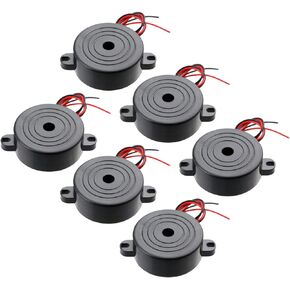 DC 3-24V Active Piezo Buzzer Electronic Buzzerphone Beep Tone Speaker Alarm Continous Sound 6PCS