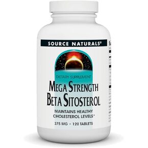 Source Naturals Mega Strength Beta Sitosterol 375mg - 120 Tablets