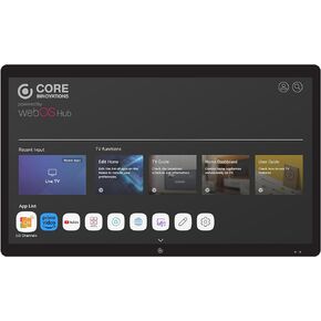 Core Innovations 4K UHD LED 55" Outdoor IP54 Weatherproof webOS Smart TV for Partial Sun with Compatible Wall Mount