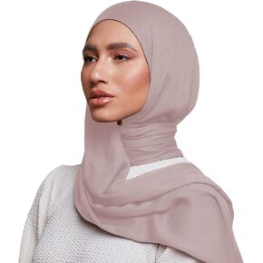 VOILE CHIC Breathable Modal Hijab Scarf for Women with Matching Undercap - Premium Lightweight Head Scarf Wrap