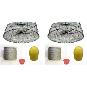 KUFA Prawn Trap/Rope/Float/Marker Buoys/Bait Jar/Bait Case/Combo