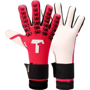 Red Beast + LC - Goalkeeper Gloves - Without Finger Protection - Soccer Goalkeeper Gloves - Size 10