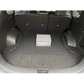 Floor Style Automotive Elastic Trunk Mesh Cargo Net for Kia Sportage LX EX SX 2023-2024 - Premium Trunk Organizer and Storage - Luggage Net for Crossover - Best Car Organizer for Kia Sportage