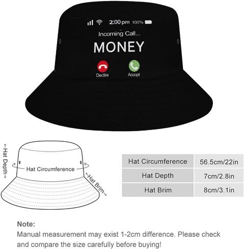 Bucket Hat Unisex Summer Beach Fishing Cap Packable Sun Protection Lightweight and Retro Fashion Style for Men Women in Saudi Arabia