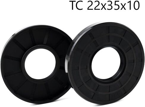 XIKE قطعتان من ختم الزيت، أختام الشفاه TC 20 مم × 35 مم × 7 مم غطاء مطاطي من النتريل شفة مزدوجة مع زنبرك، ختم عمود الزيت مناسب لعمود التحمل in Kuwait