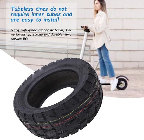Electric Scooter Tire, 90/55 6 Electric Scooter Tubeless Tire Electric Scooter Off Road Rubber Tire Replacement 90/55-6 Tire in Saudi Arabia