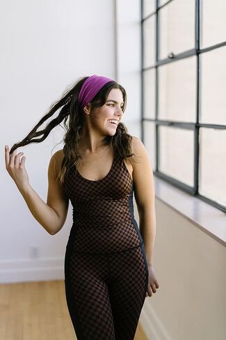 مافن ثريد لونا، عصابات رأس للتمرين للنساء، عصابات رأس واسعة للنساء، عصابة رأس للجري الرياضي للتمرين، عصابة رأس رياضية للتمارين الرياضية واليوجا 4 بوصات سميكة غير قابلة للانزلاق للنساء 2 حزمة in Kuwait