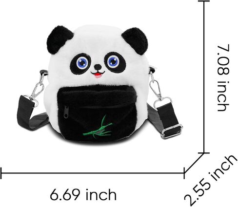 Panda Crossbody Bag with Panda Coin Purse Anime Crossbody Coin Purse for Women (PBG Panda) in Saudi Arabia