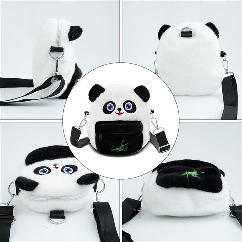 Panda Crossbody Bag with Panda Coin Purse Anime Crossbody Coin Purse for Women (PBG Panda) in Saudi Arabia