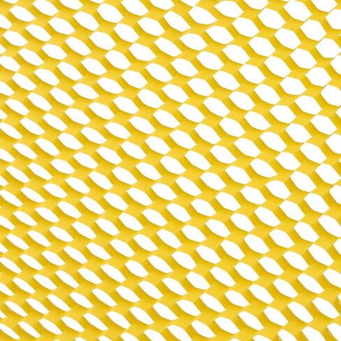 لفافة ورق التغليف على شكل قرص العسل من JAM PAPER - 12 بوصة × 328 بوصة - أصفر ليموني - 328 قدم مربع - 80 جرامًا لكل متر مربع - تباع اللفة بشكل فردي in Kuwait