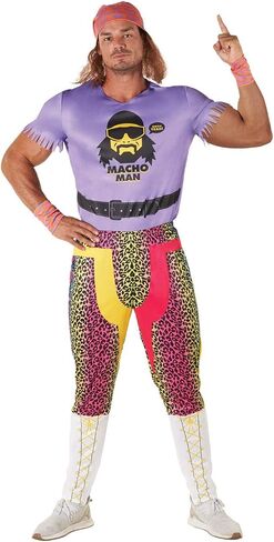 زي Morph Macho Man Randy Savage، زي المصارعة، زي Wwe، Macho Man Randy Savage، Macho Man، زي المصارعة، XL in Saudi Arabia