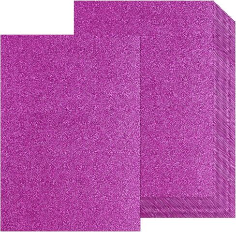 20 Sheets Light Blue Glitter Cardstock Paper, A4 Thick Glitter Craft Paper for Scrapbook DIY Art Project Greeting Cards Wedding Birthday Party Decoration 250GSM (Light Blue) in Saudi Arabia
