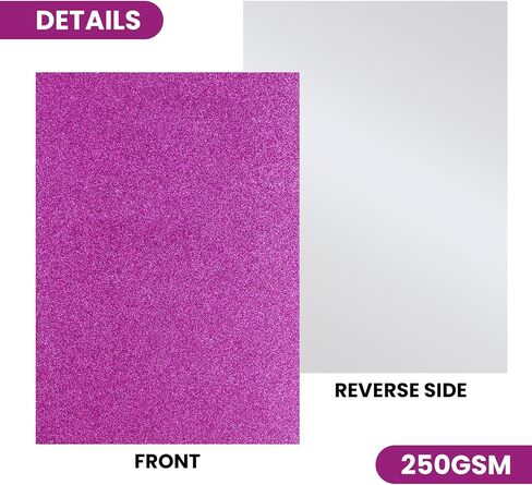 20 Sheets Light Blue Glitter Cardstock Paper, A4 Thick Glitter Craft Paper for Scrapbook DIY Art Project Greeting Cards Wedding Birthday Party Decoration 250GSM (Light Blue) in Saudi Arabia