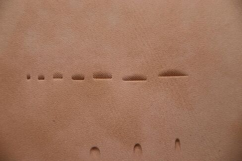 Checkered Stamps Leather Stamping Undercut Beveler - One Piece or Set of 7 Leather Stamping Tools in Stainless Steel (XS, 1 Piece) in Saudi Arabia