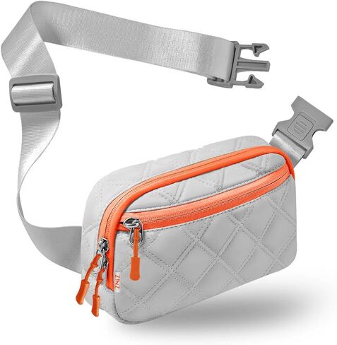 حقائب حزام الخصر من ZINZ Fanny Packs للسفر والاستخدام اليومي، حقيبة كروس بوم للنساء والرجال، باللون الأسود in Kuwait