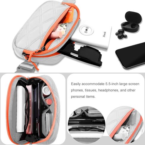 حقائب حزام الخصر من ZINZ Fanny Packs للسفر والاستخدام اليومي، حقيبة كروس بوم للنساء والرجال، باللون الأسود in Kuwait