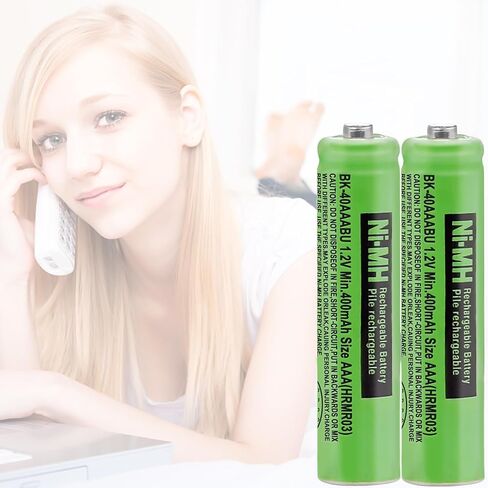 OSIM 6Pack BK-40AAABU Ni-MH AAA Rechargeable Batteries 1.2V AAA Ni-MH Rechargeable Batteries 400mah for Panasonic Cordless Phones, Remote Controls, Electronics in Saudi Arabia