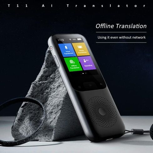 Real Time Language Translator Device 137 Languages, Two Way Portable Instant Voice Translator, Voice/Text/Photo Translation, 3-inch HD Touch Screen Camera Audio Voice in Saudi Arabia