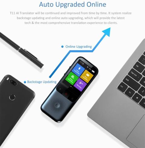 Real Time Language Translator Device 137 Languages, Two Way Portable Instant Voice Translator, Voice/Text/Photo Translation, 3-inch HD Touch Screen Camera Audio Voice in Saudi Arabia