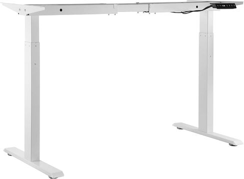 إطار مكتب VEVOR بمحرك مزدوج، ارتفاع قابل للتعديل 27.6"-46.1" وطول 43.3"-70.1" أرجل مكتب كمبيوتر كهربائية، قاعدة محطة عمل مريحة DIY للمنزل والمكتب (إطار أسود فقط) in Saudi Arabia