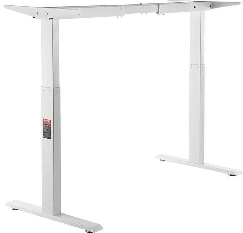 إطار مكتب VEVOR بمحرك مزدوج، ارتفاع قابل للتعديل 27.6"-46.1" وطول 43.3"-70.1" أرجل مكتب كمبيوتر كهربائية، قاعدة محطة عمل مريحة DIY للمنزل والمكتب (إطار أسود فقط) in Saudi Arabia
