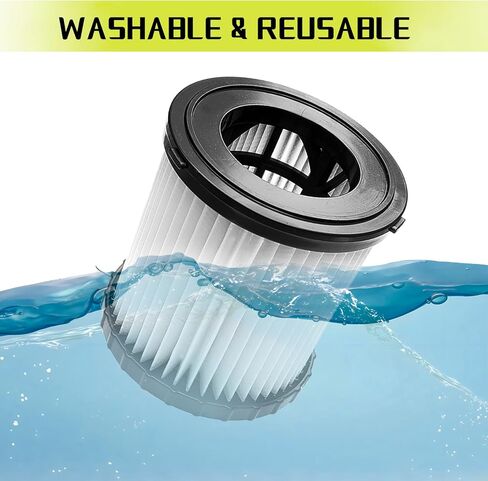 DCV5801H Replacement Filter Compatible with DeWalt DCV580 & DCV581H Wet Dry Vacuum Vacuums DCV5801H 20V MAX Wet/Dry Vacuum HEPA replacement Filter parts Reusable Filter in Kuwait