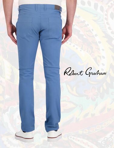 Robert Graham Men's The Roades Jeano 5-Pocket Pants in Saudi Arabia