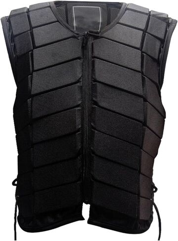 سترة ركوب الخيل للأطفال، للجنسين واقية للجسم ورياضية تخميد مبطنة من أسيتات إيثيلين-فاينيل (EVA) سترة أمان درع ركوب الخيل معدات حماية رياضية (الحجم: S) in Kuwait