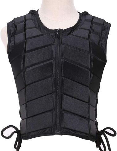 سترة ركوب الخيل للأطفال، للجنسين واقية للجسم ورياضية تخميد مبطنة من أسيتات إيثيلين-فاينيل (EVA) سترة أمان درع ركوب الخيل معدات حماية رياضية (الحجم: S) in Kuwait