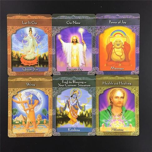 Ascended Masters Oracle Cards Tarot Card Divination Fate Entertainment Table Board Deck Games Holiday Family Party Gift Playing Cards,Type 1,Tarot Card in Saudi Arabia
