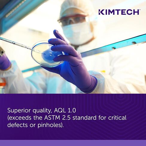 قفازات امتحان Kimtech™ Purple Nitrile-Xtra™ (50602)، 5.9 مل، يمكن استخدامها بكلتا اليدين، 12 بوصة، متوسط، 50 قفازات نيتريل / صندوق in Saudi Arabia