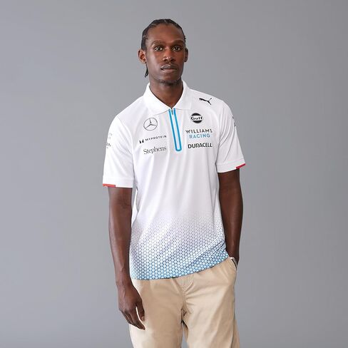 PUMA Williams Racing 2024 Men's Team Polo in Saudi Arabia