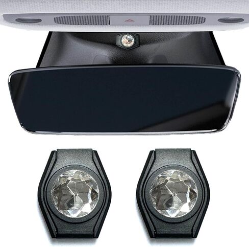 2Pcs Bling Pink Rhinestone Webcam Covers Compatible with Tesla Model 3 Y X S Interior Cabin Camera, Sparkly Car Accessories for Telsa. in Saudi Arabia